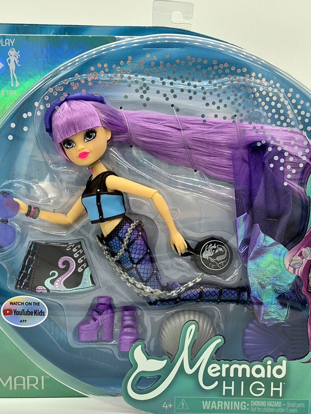 🧜‍♀️ Mermaid High Mari Doll NIB Sealed Spin Master Fashion Doll Purple Hair